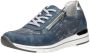 Remonte Blauwe Sneaker met Metallic Accenten Blue Heren - Thumbnail 12