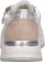 Remonte Comfortabele witte sneaker met beige en zilveren accenten Multicolor Dames - Thumbnail 8