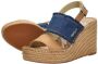 Replay Jess Band Sandalen Touwzool licht blauw - Thumbnail 7