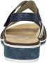 Rieker Comfortabel Sandalen Plat blauw - Thumbnail 4