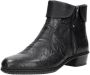 Rieker Comfortabele leren enkellaars met dubbele ritsen Black Dames - Thumbnail 6