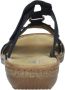 Rieker Blauwe Beaded Slipper met Klittenbandsluiting Blue - Thumbnail 10