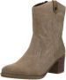 Rieker Elegant Western Style Dames Enkellaarsjes Beige Dames - Thumbnail 6