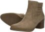 Rieker Taupe Suède Dames Enkellaars Brown Dames - Thumbnail 11