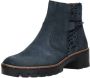 Rieker Stijlvolle leren enkellaarzen Blauw Dames - Thumbnail 36