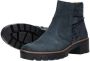 Rieker Stijlvolle leren enkellaarzen Blauw Dames - Thumbnail 40