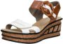 Rieker Trendy Platform Sandaal met gesp Multicolor Dames - Thumbnail 14