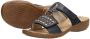 Rieker Slippers sleehak zomerschoen slippers met praktische klittenband - Thumbnail 7
