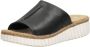 Rieker Zwarte Comfort Slipper met Voorgevormd Voetbed Black Dames - Thumbnail 5