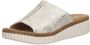 Rieker Slippers sleehak zomerschoen slippers met jute-omranding aan de loopzool - Thumbnail 8