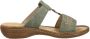 Rieker Dames Slipper 60881-52 Groen - Thumbnail 5