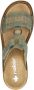 Rieker Dames Slipper 60881-52 Groen - Thumbnail 8