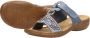 Rieker -Dames blauw licht slippers & muiltjes - Thumbnail 7