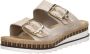 Rieker Slippers sleehak zomerschoen slippers met jute-omranding aan de loopzool - Thumbnail 13