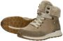 Rieker Warm Gevoerde Leren Veterschoenen Beige Dames - Thumbnail 9