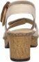 Rieker Sandalen Hak Sandalen Hak Beige - Thumbnail 4