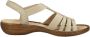 Rieker Beige Bloemen Zomer Sandaal Beige Dames - Thumbnail 5
