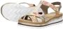 Rieker Gouden Metallic Sandaal met Print Multicolor Dames - Thumbnail 10