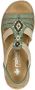 Rieker Mintgroene Sandaal met Kralen en Plateauzool Multicolor Dames - Thumbnail 15