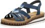 Rieker V7909-12 dames sandalen sportief blauw - Thumbnail 4