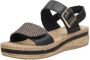 Rieker Sandalen zwart Synthetisch Dames - Thumbnail 9