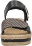 Rieker Sandalen zwart Synthetisch Dames - Thumbnail 11