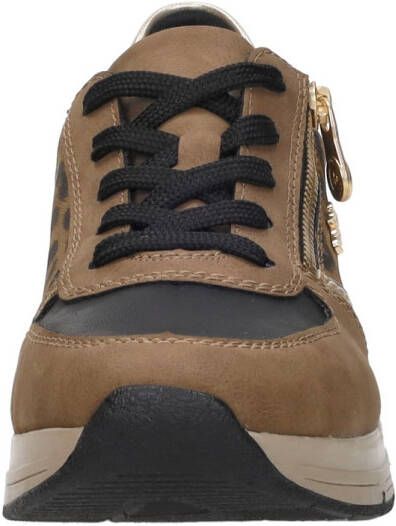 Rieker Sneakers Laag Middel Bruin