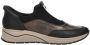 Rieker N9553-25 dames instappers sportief zwart - Thumbnail 5