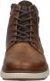 Rieker Stoere leren en synthetische veterlaarzen Brown Heren - Thumbnail 5