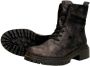 Rieker Metallic Veterschoen met Teddy Voering Black - Thumbnail 5