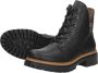 Rieker Veterlaarsjes lace-up boots block heel with practical inner zipper - Thumbnail 6