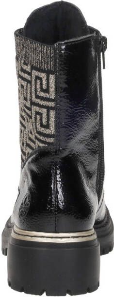 Rieker Veterschoenen Hoog Zwartlak