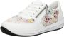 Rieker Comfortabele witte sneaker met leuk print Multicolor Dames - Thumbnail 9