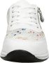 Rieker Comfortabele witte sneaker met leuk print Multicolor Dames - Thumbnail 11