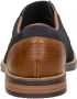 Rieker Blauwe Leren Veterschoenen met Cognac Accents Blue Heren - Thumbnail 7