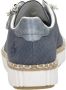 Rieker M2940-12 dames sneakers blauw - Thumbnail 4