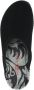 Rohde Pantoffels Dames Sloffen Instappers Canvas Harde zool Open hiel 2291 Zwart - Thumbnail 14