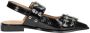 Shoecolate Slingbacks Zwartlak - Thumbnail 4