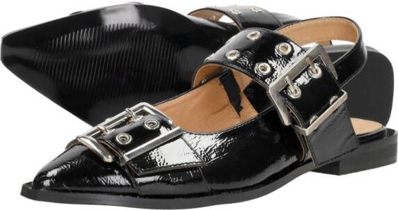 Shoecolate Slingbacks Zwartlak