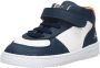 Shoesme Baby Babysneakers Blue White Orange Leer - Thumbnail 13