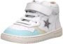 Shoesme leren sneakers wit blauw roze Leer Meerkleurig 24 - Thumbnail 6