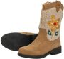 Shoesme suède cowboylaarzen beige Bruin Meisjes Suede Bloemen 28 - Thumbnail 12