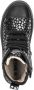 Shoesme leren veterboots zwart zilver Meisjes Leer All over print 27 - Thumbnail 9