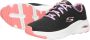 Skechers Arch Fit First Blossom Dames Sneakers Zwart Multicolour - Thumbnail 10