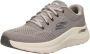 Skechers Comfortabele Vegan Mesh Sneaker Beige Heren - Thumbnail 4