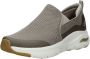 Skechers Ademende Slip-On Sportieve Mocassin Brown Heren - Thumbnail 9