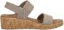 Skechers Comfortabele Vegan Sandaal Archfit Ondersteuning Multicolor Dames - Thumbnail 9
