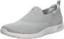 Skechers Grijze Arch Fit Refine Iris Vegan instapper Gray Dames - Thumbnail 4