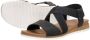 Skechers Bobs Desert Kiss Low Sandalen Plat Zwart - Thumbnail 6