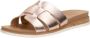 Skechers Desert Kiss Low Peak Look Dames Slippers Goud - Thumbnail 6